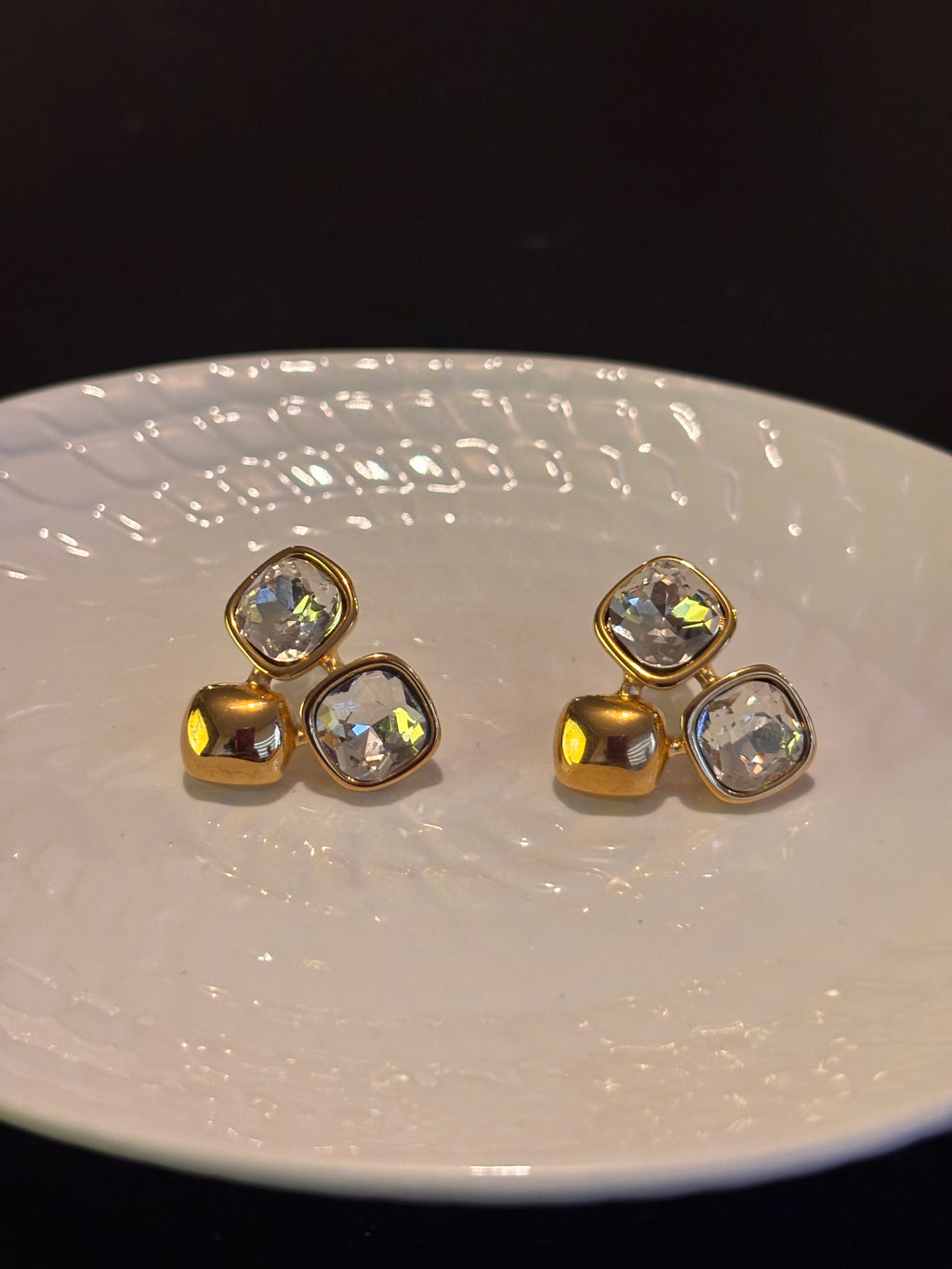Triple Glow Earrings