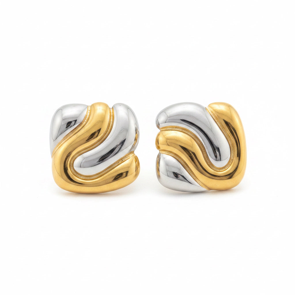 Praga Earring Bicolor