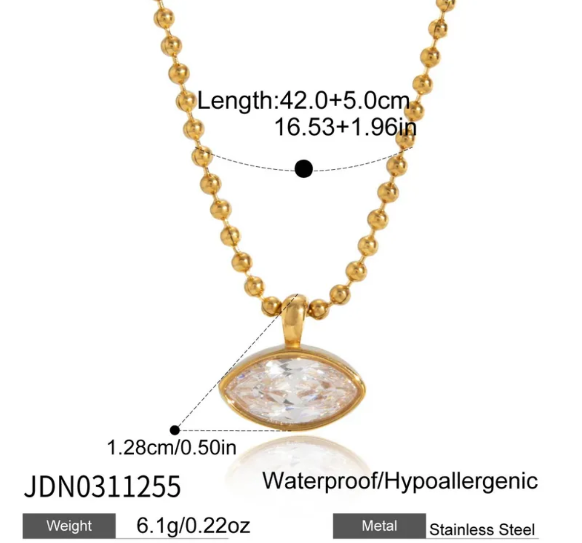 Victorian Marquise Necklace