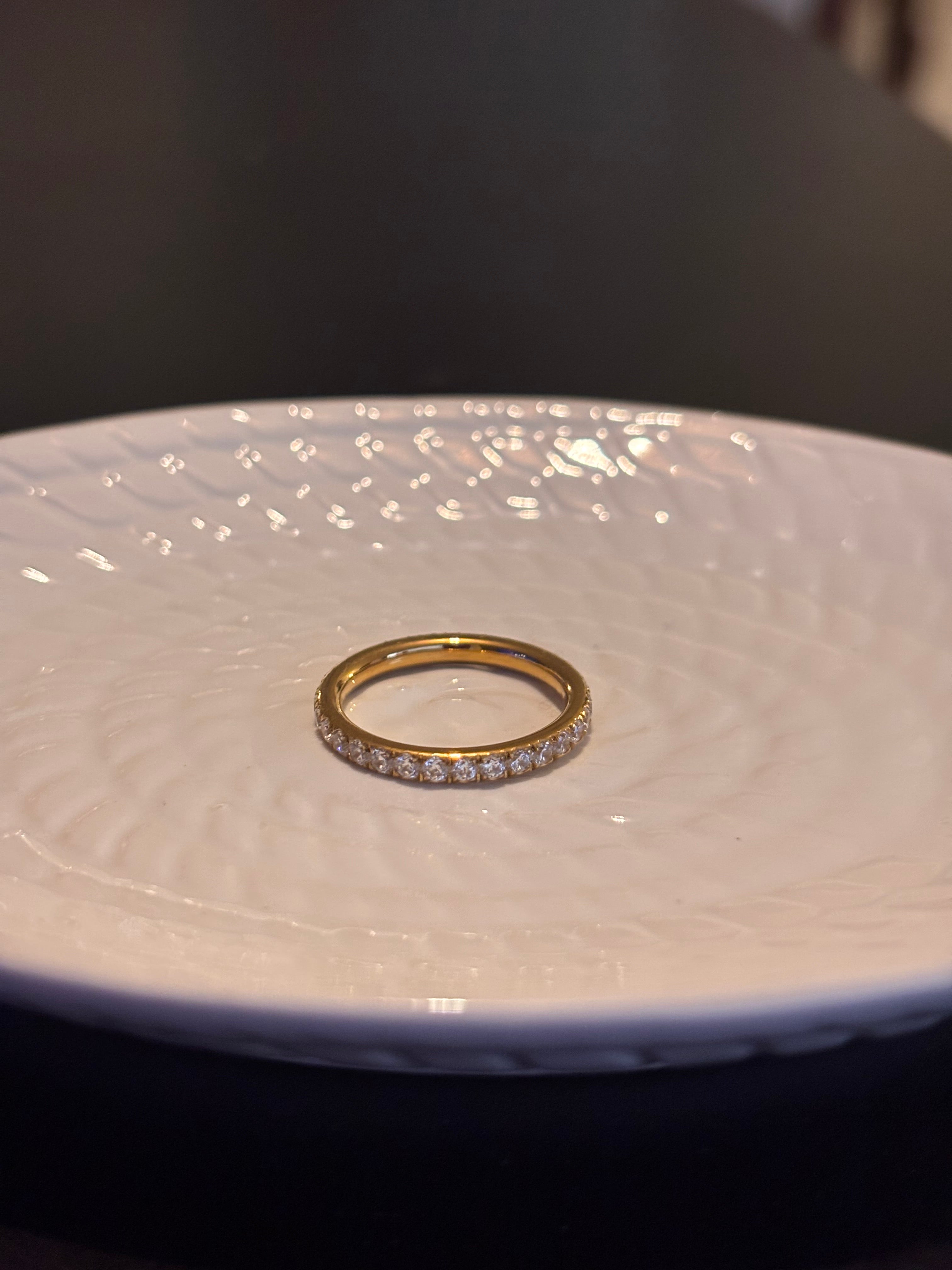 Halo Pave Ring
