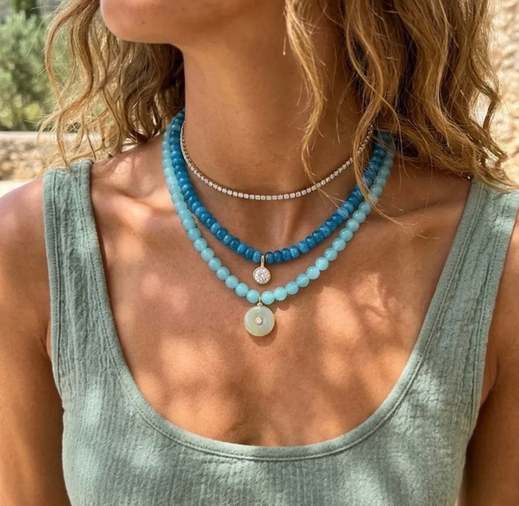 Cielo Necklace (Azul claro )