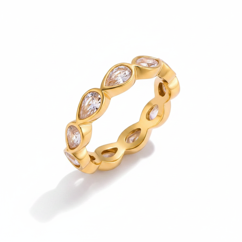 Pear Radiance Ring